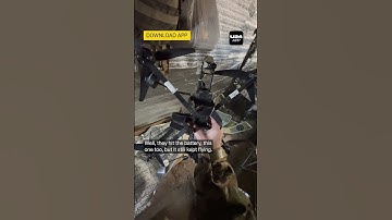 Ukrainian Soldier From @RarogDrones427 Unit Shows Damaged Drone #warinukraine #drone