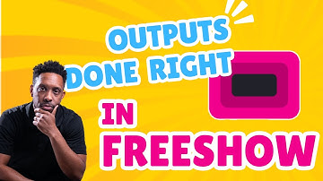 Set Up Your FreeShow Outputs the Right Way #freeshow #presentationsoftware #churchmedia