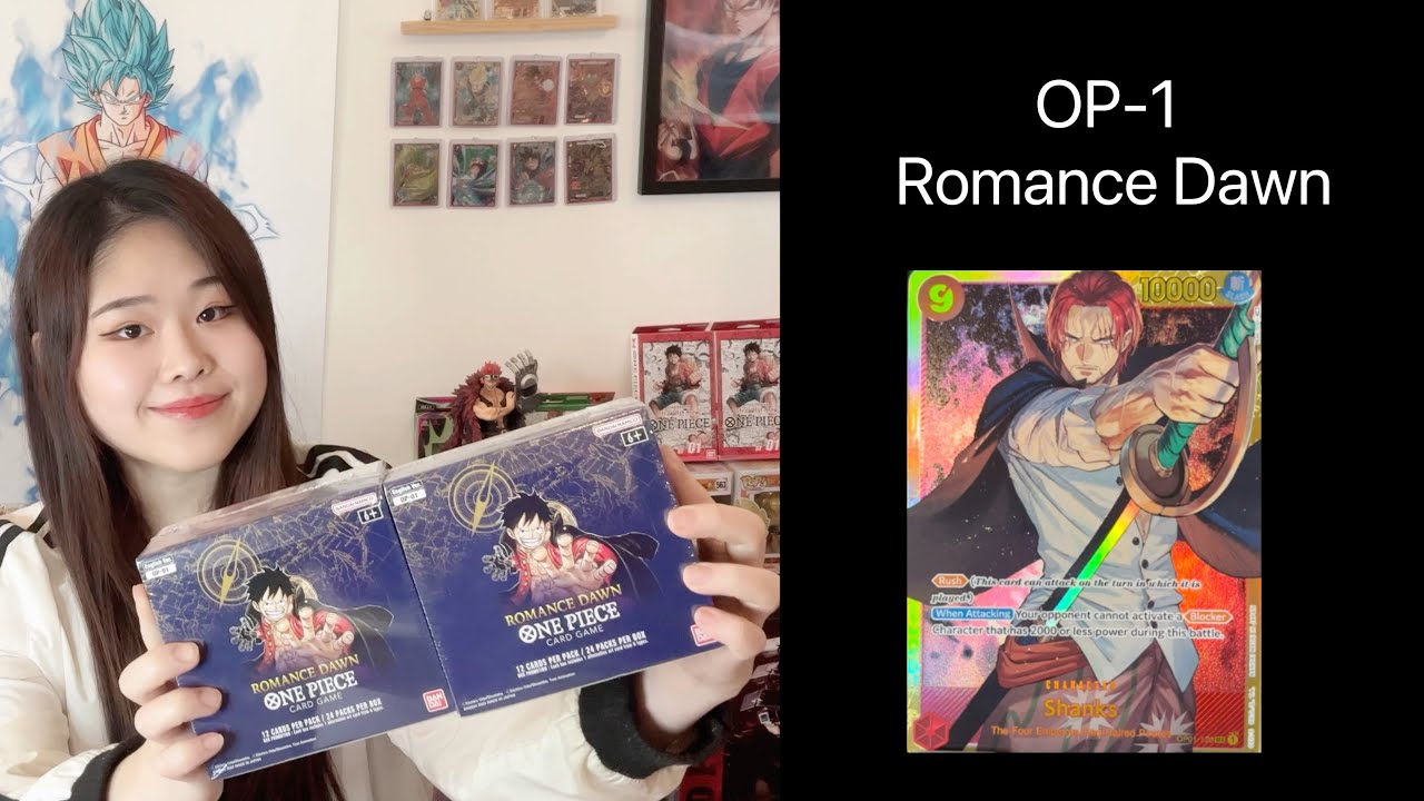 One Piece Card Game OP1 Romance Dawn Booster Box Opening!! YouTube