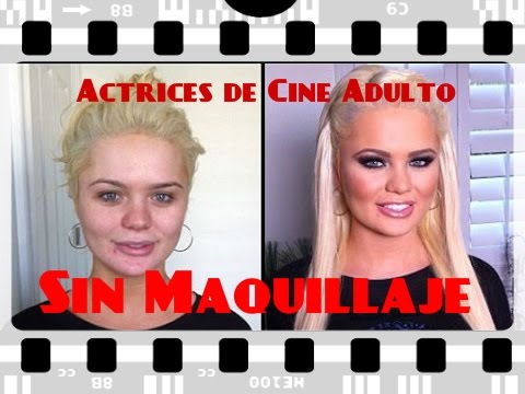 Sorprendentes Diferencias de Actrices Cine Adulto Sin Maquillaje