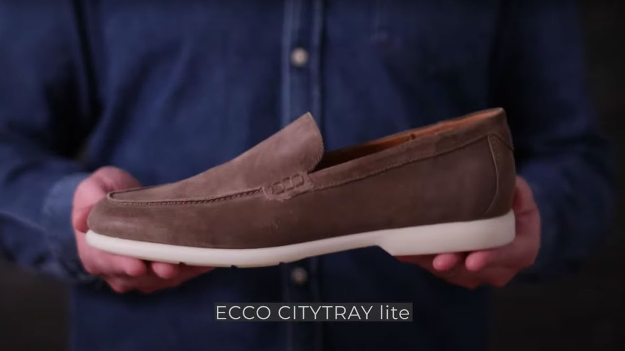 ecco slip on loafers