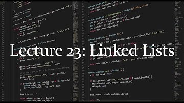 Lecture 23: Linked Lists