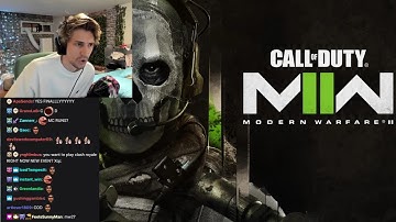 xQc reacts to Call of Duty Modern Warfare 2 | Trailer