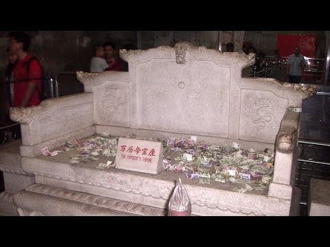 Dingling tomb (Ming tombs), Changling Town, Changping District, Beijing, China, Asia