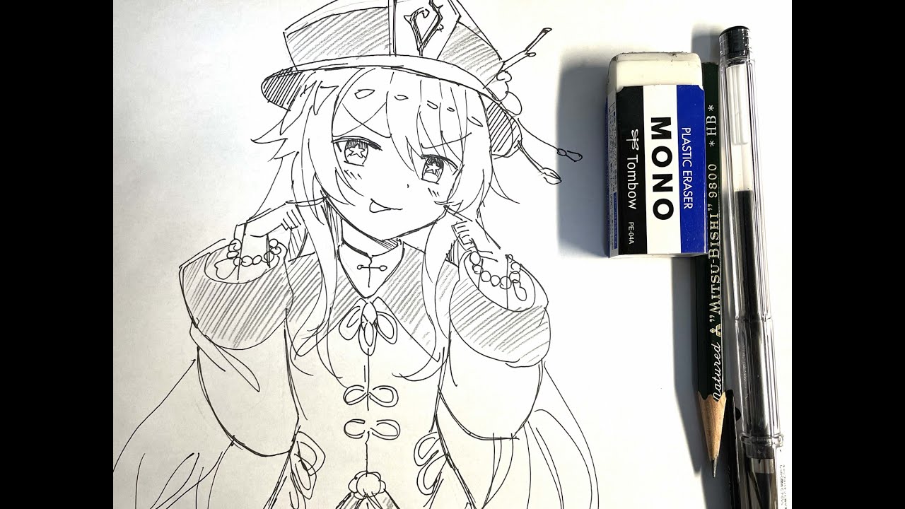 手描き原神描いてみた胡桃#Shorts - YouTube 手描き原神描いてみた胡桃#Shorts - YouTube