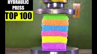 Top 100 Best Hydraulic Press Moments | Satisfying Crushing Compilation