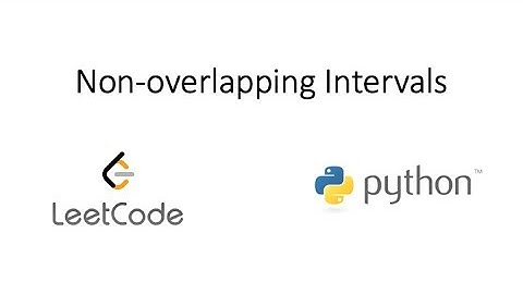 Leetcode - Non-overlapping Intervals (Python)