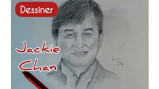 How to draw Jackie Chan رسم جاكي شان