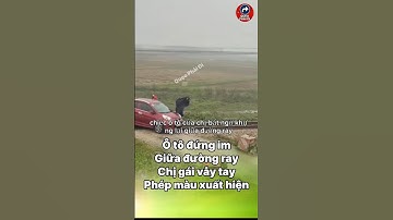 Ô tô đứng im giữa đường ray – chị gái vẫy tay và phép màu xuất hiện!” #tintuc