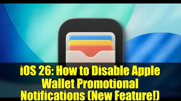 iOS 26: How to Disable Apple Wallet Promotional Notifications (New Feature!)