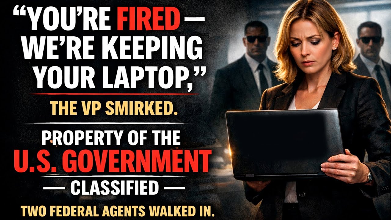 “YOU’RE FIRED—WE’RE KEEPING YOUR LAPTOP,” THE VP SMIRKED. THEN HE READ THE LABEL.