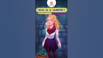 Who Is The Vampire?💡🤔 #guess #puzzle #quiz #riddle #challenge #enigma #logical #game #iq