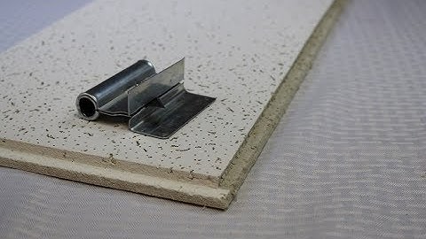 How to Use a ToolPro Shadowline Cutter to cut Custom Size Ceiling Tiles