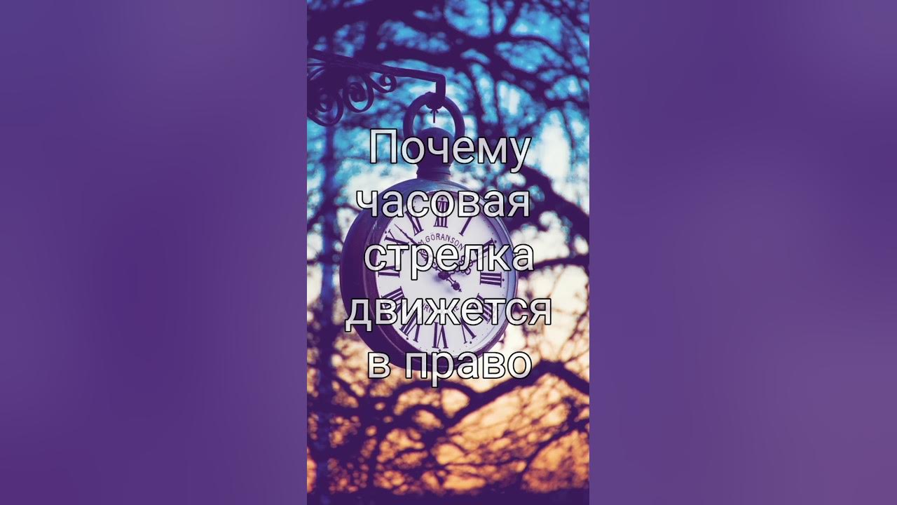Почему часовая стрелка движется в право #информация #интересно # ...