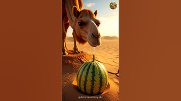 A camel saved a plant, a bird made a home but a goat destroyed everything 😭 #ai #camel #bird #goat