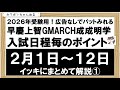 ＃早慶＃GMARCH＃２０２６年