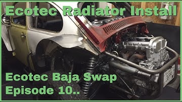 Baja Bug Ecotec Radiator Install