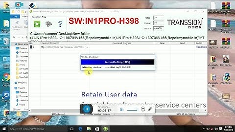 Tecno in1 pro flashing