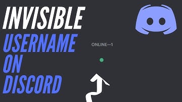 HOW TO MAKE DISCORD NAME INVISIBLE 2021