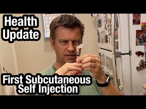 Health Update - First Subcutaneous Self Injection of Procrit (Epogen generic/EPO) Anemia Treatment