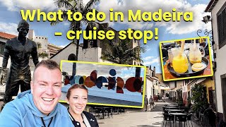 MADEIRA PORTUGAL- Cruise Stop! Toboggan, Cable Car, Markets & More! P&O Azura Canary Islands ☀️