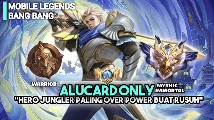 Namatin Mobile Legends Tapi Alucard Only