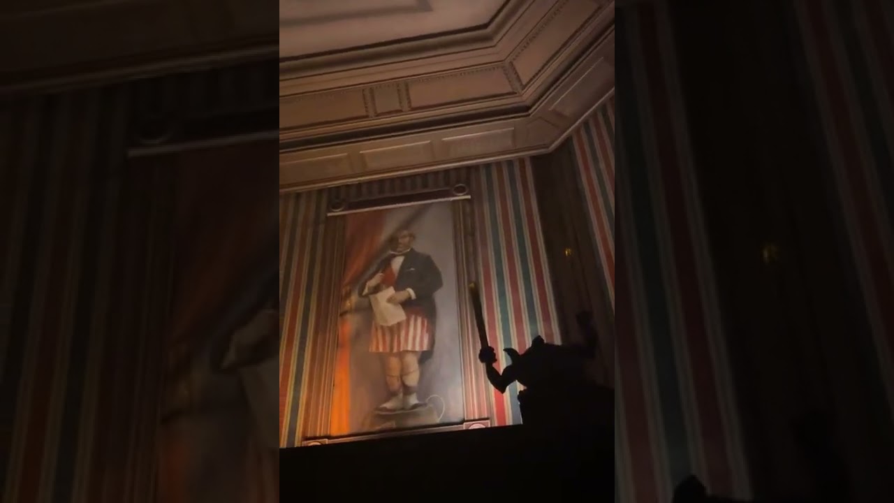 Haunted Mansion Stretching Room Pre-Show: Is This Haunted Room