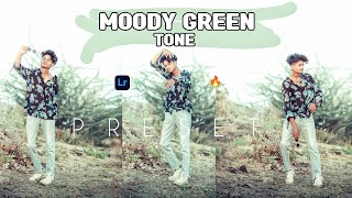 || Lightroom Cinematic Green Tone 🔥|| Moody green Tone Lightroom mobile