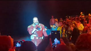 David Harbour arrives as Red Guardian to Marvel Thunderbolts Hall H panel at SDCC comic con