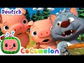 Das kleine Schweinchen | CoComelon Deutsch | Cartoons und Kinderlieder