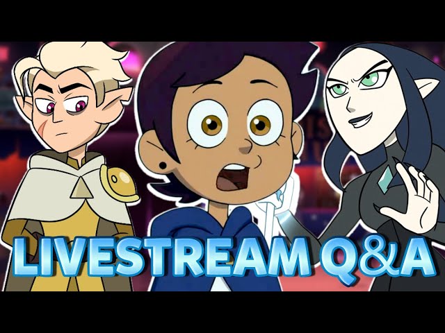 The Owl House CAST Livestream Interview & QnA! 
