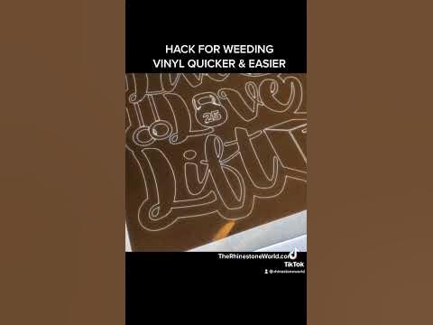 Does a Light Board take help with weeding vinyl? 