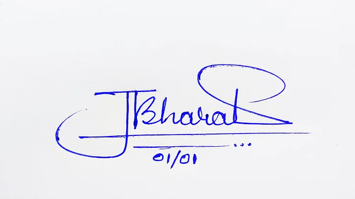 Signature Style and Design #signature | Satish Calligraphy