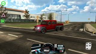 Mercedes-Benz G63 AMG 6×6 Picup truck 🚚 Driving School Sim 2020 screenshot 5