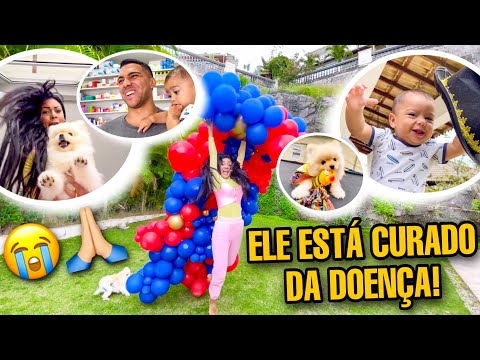 PRIMEIRO BANHO DEPOIS DA DOENA!!! *ELE EST CURADO*