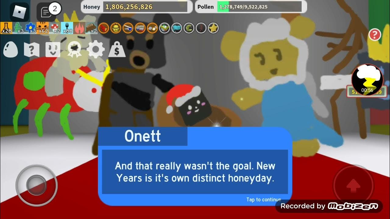 Completing Beesmas Quest! Bee Swarm Simulator YouTube