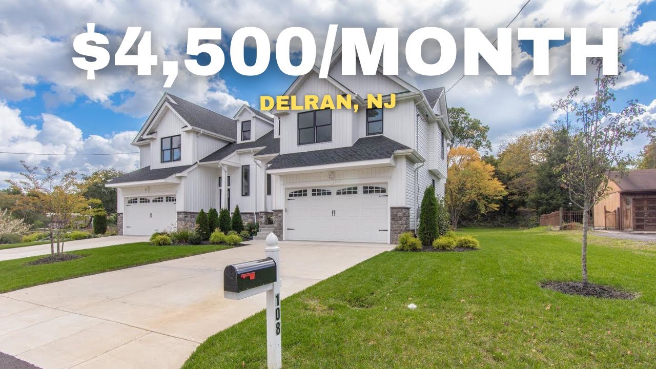 NEW CONSTRUCTION HOME TOUR IN SOUTH NEW JERSEY! DELRAN NJ YouTube