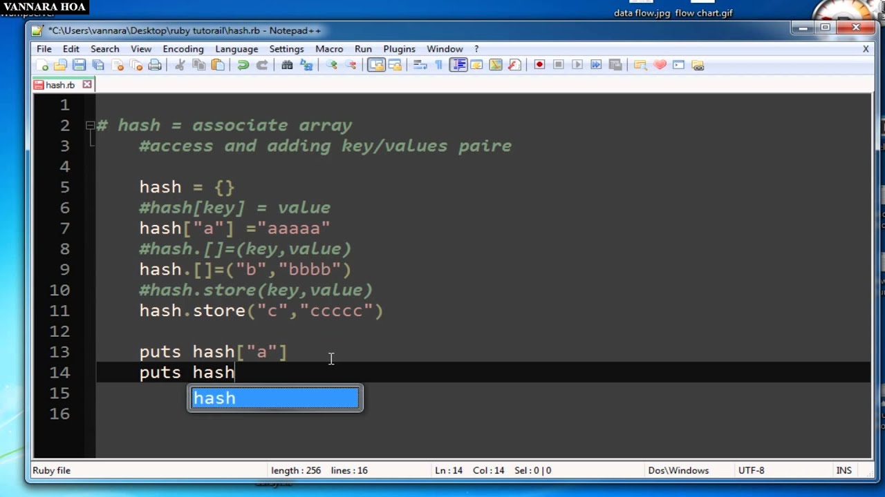 Ruby Adding and Access into Hash speak khmer - YouTube
