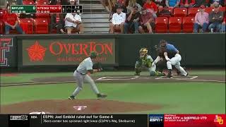 Baylor Baseball: Highlights vs. Texas Tech (Game 1)