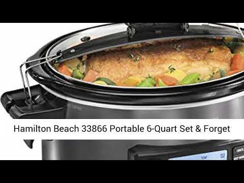 Hamilton Beach Temp Tracker™ 6 Quart Slow Cooker - 33866