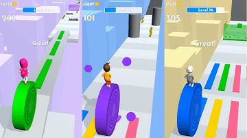 Layers Roll Gameplay (Level 73 to 78) || Mobile Game