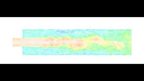 Paul Scherrer Institute premixed turbulent flame, simulation video. Large eddy simulation.