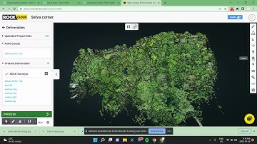 Drone Survey Costa Rica Hosted Lidar Data Cloud Demo of a Topographic Map With Contours