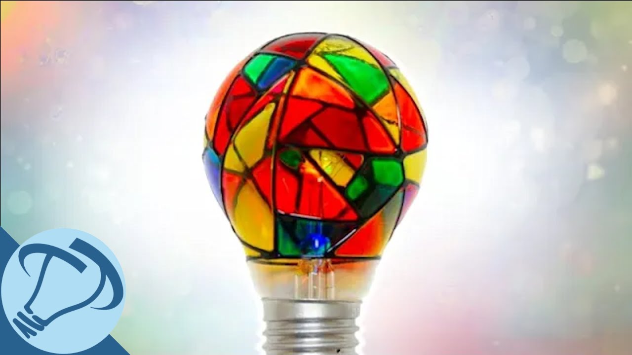 Ge Stained Glass Light Bulb Indoor 25 W A19 Med Base 4-1/4 In Multicolored Carded 