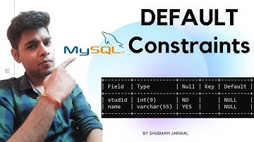 DEFAULT Constraint in MySQL in Hindi - 8 | MySQL Tutorial for beginners in hindi | #mysql  #default