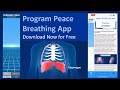 Free breathing app helps you relax and unwind program peace