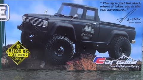 NEW SCA-1E COYOTE by CARISMA SCALE ADVENTURES BOX OPENING