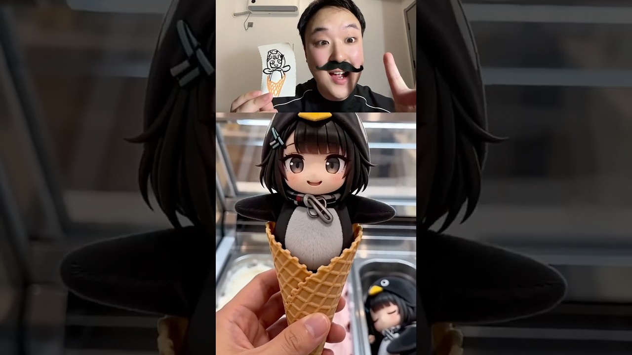 DON'T EAT MY PENGUIN ICE CREAM!! 🤬🍦 #shorts #咕咕嘎嘎 #gugugaga #arknightsendfield