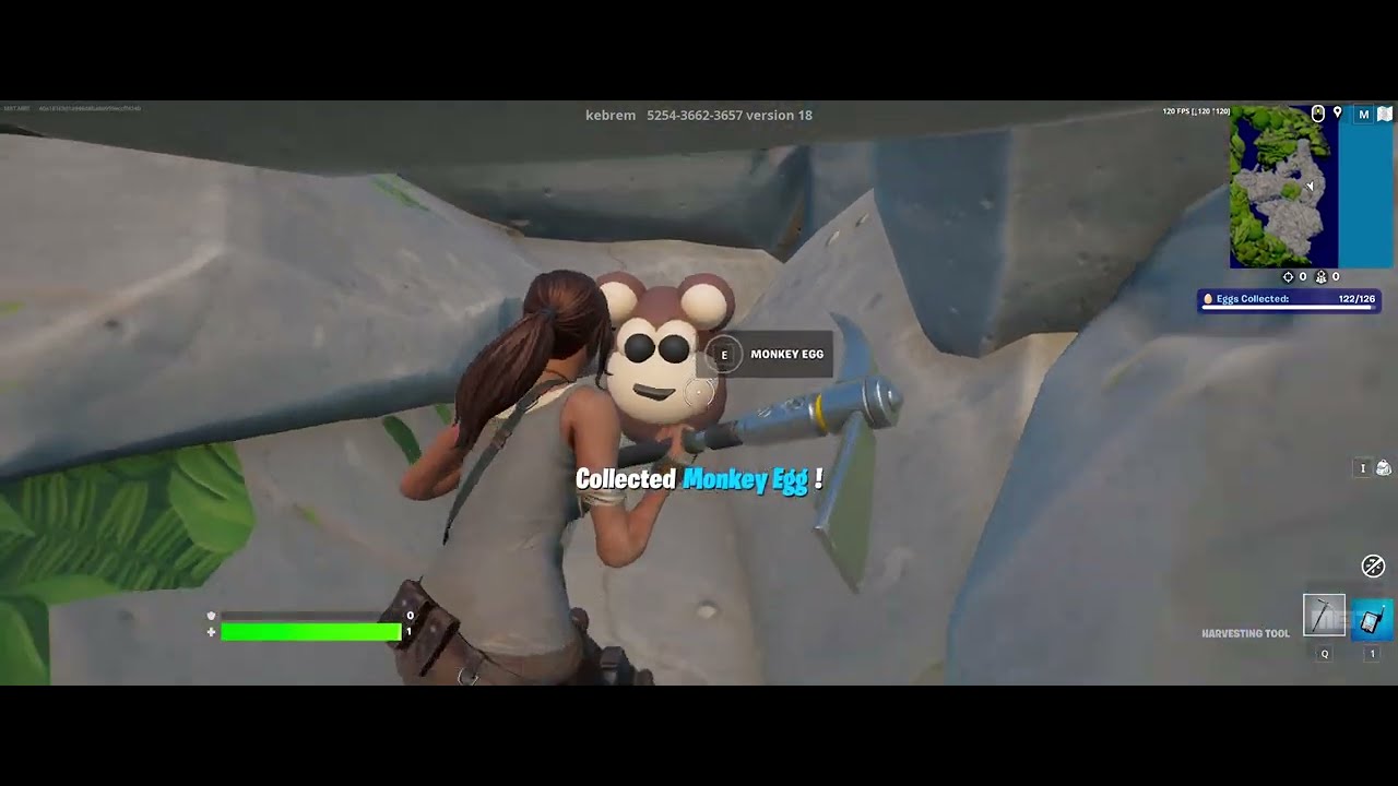 [HIDDEN SECRET] FORTNITE EGG HUNT 2 MONKEY EGG LOCATION [ULTRAWIDE