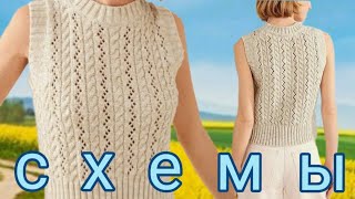 : 4        . 4 Top tops for summer with KNITTING PATTERN.